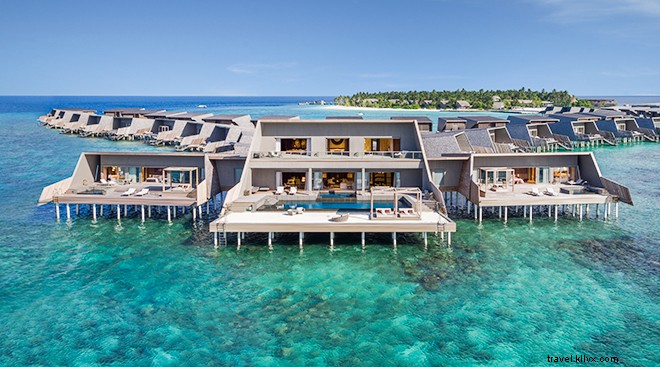 Este resort nas Maldivas é o Grande Dame of Overwater Bungalows 